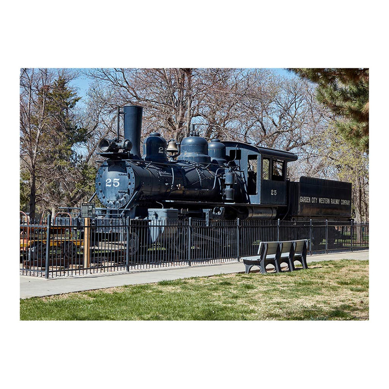 Garden City Western Railway 25 Steam Locomotive Jigsaw Puzzle