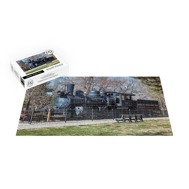 Garden City Western Railway 25 Steam Locomotive Jigsaw Puzzle