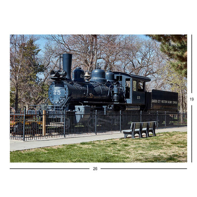 Garden City Western Railway 25 Steam Locomotive Jigsaw Puzzle