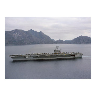 Aircraft Carrier USS Nimitz (CVN 68) Off The Coast of Norway Jigsaw Puzzle