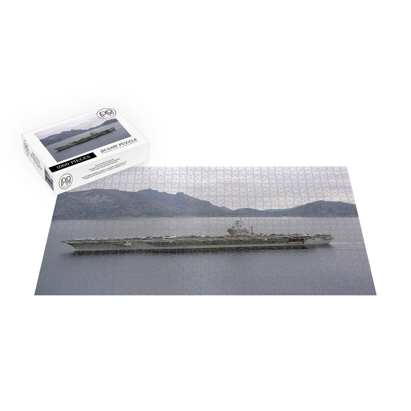 Aircraft Carrier USS Nimitz (CVN 68) Off The Coast of Norway Jigsaw Puzzle