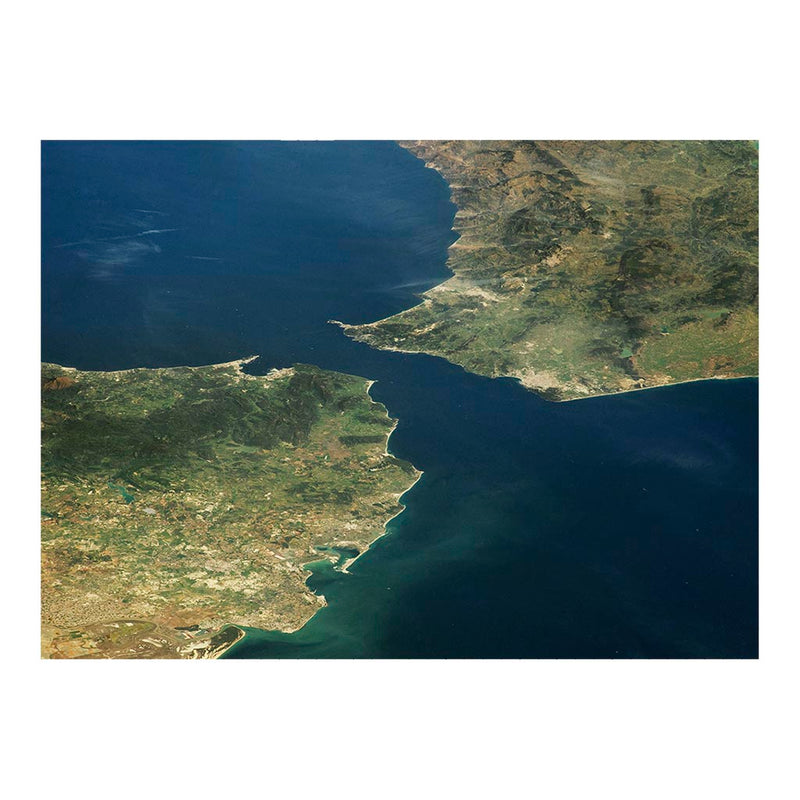 ISS Photograpah of The Strait of Gibraltar Jigsaw Puzzle