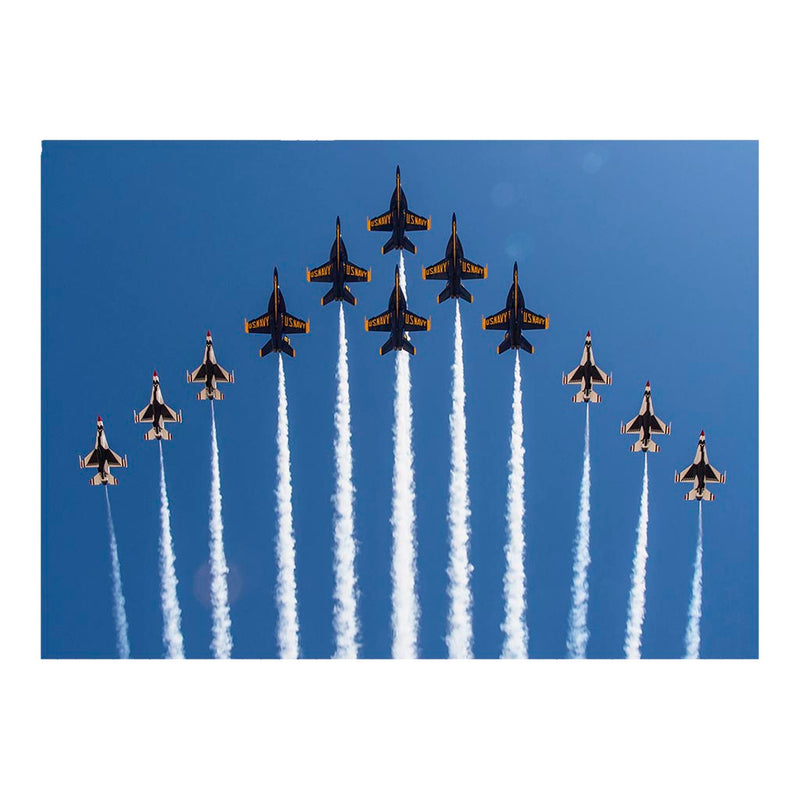 Blue Angels and Thunderbirds Debut Super Delta Jigsaw Puzzle