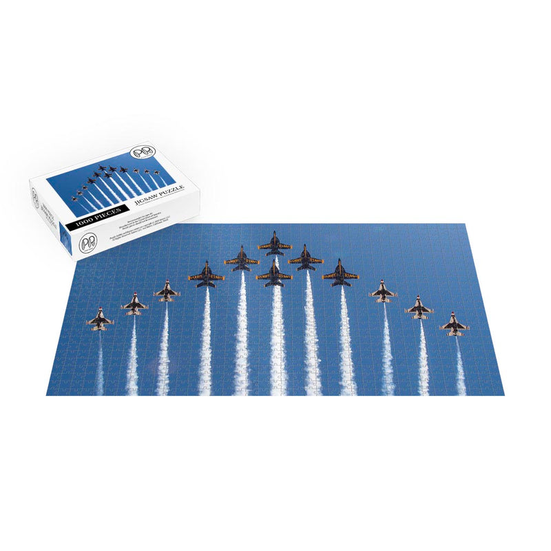 Blue Angels and Thunderbirds Debut Super Delta Jigsaw Puzzle