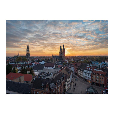 Sunset In Speyer, Germany Jigsaw Puzzle