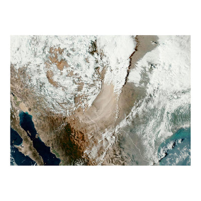 GOES Satellite Image of Dust Storm, New Mexico and Texas Jigsaw Puzzle