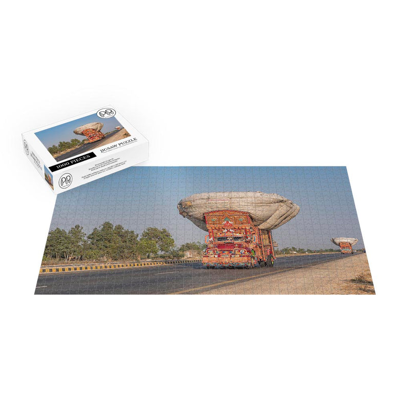 Decorated Truck, Sindh, Pakistan Jigsaw Puzzle