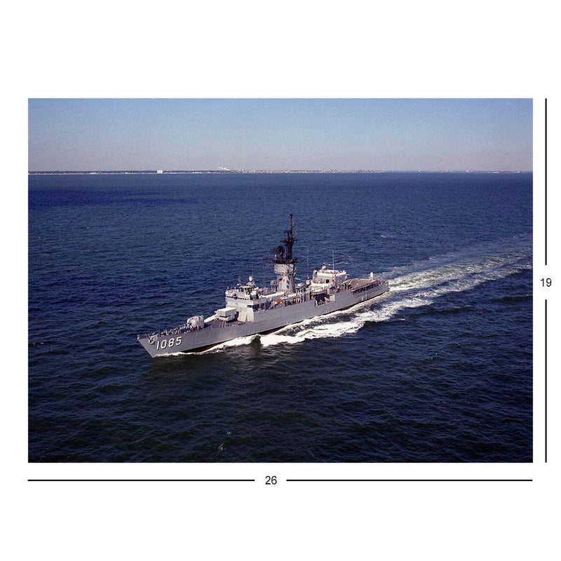 Frigate USS Donald B. Beary (FF 1085) Underway Off Virginia Jigsaw Puzzle