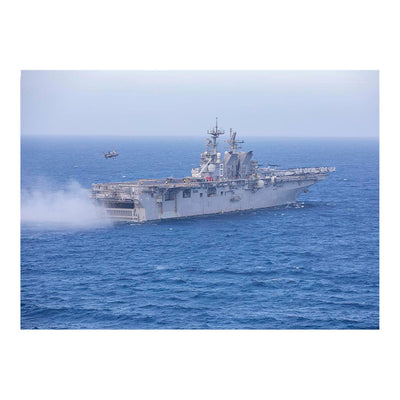 USS Makin Island Assault Ship F35B Landing Jigsaw Puzzle