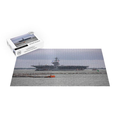 CAircraft arrier USS George Washington (CVN 73) Pulls Into Naval Station Norfolk Jigsaw Puzzle