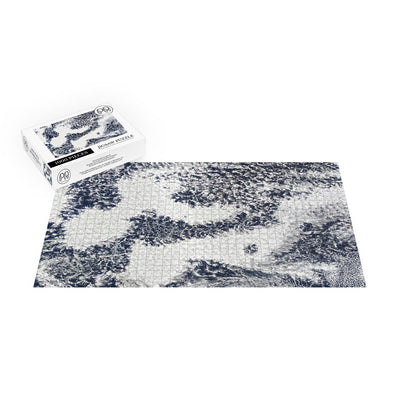 Terra Satellite Image of Stratocumulus Cells Off Chilean Coast Jigsaw Puzzle