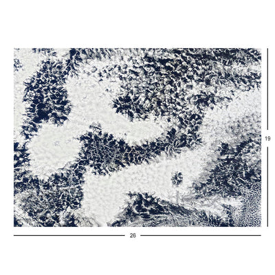 Terra Satellite Image of Stratocumulus Cells Off Chilean Coast Jigsaw Puzzle