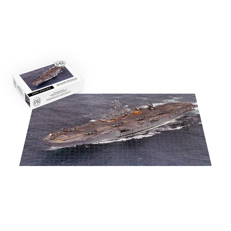 Amphibious Assault Ship USS Tripoli (LPH 10) Underway Jigsaw Puzzle