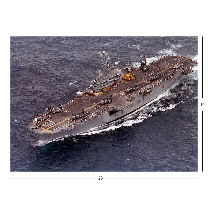 Amphibious Assault Ship USS Tripoli (LPH 10) Underway Jigsaw Puzzle