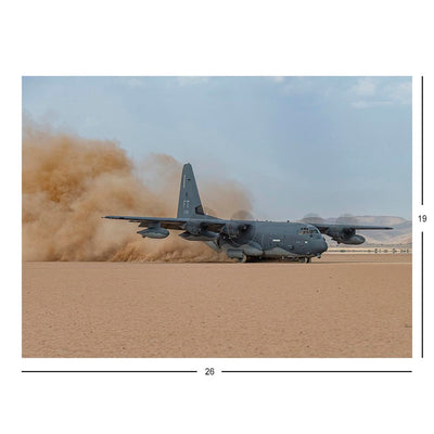 HC-130J Combat King II Lands at Grand Bara, Djibouti Jigsaw Puzzle