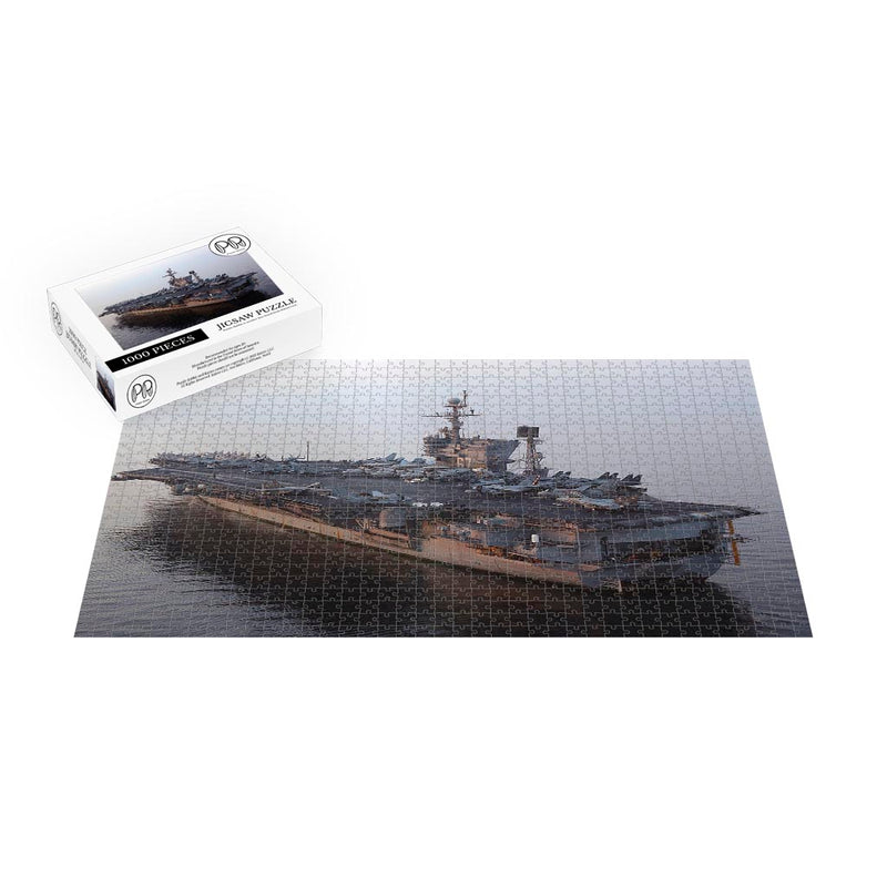 Aircraft Carrier USS John F. Kennedy (CV 67) Underway in the Arabian Sea Jigsaw Puzzle