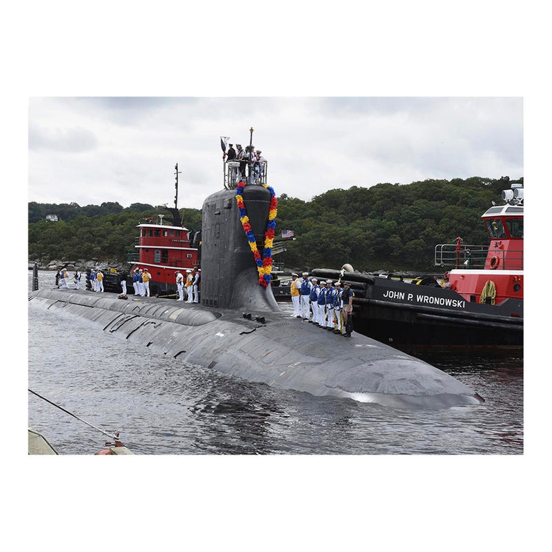 Attack Submarine USS California (SSN 781) Returns to Homeport, Naval Submarine Base New London, Groton, CT Jigsaw Puzzle