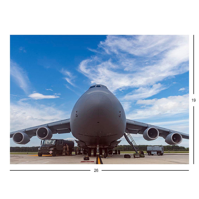 Refueling A C-5M Super Galaxy At Dover Air Force Base Jigsaw Puzzle