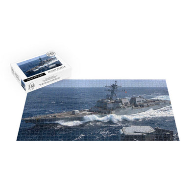 USS Halsey Guided Missile Destroyer Jigsaw Puzzle