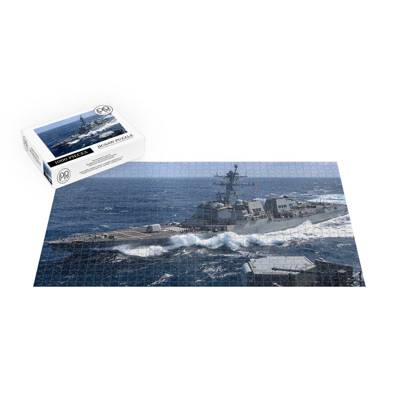 USS Halsey Guided Missile Destroyer Jigsaw Puzzle