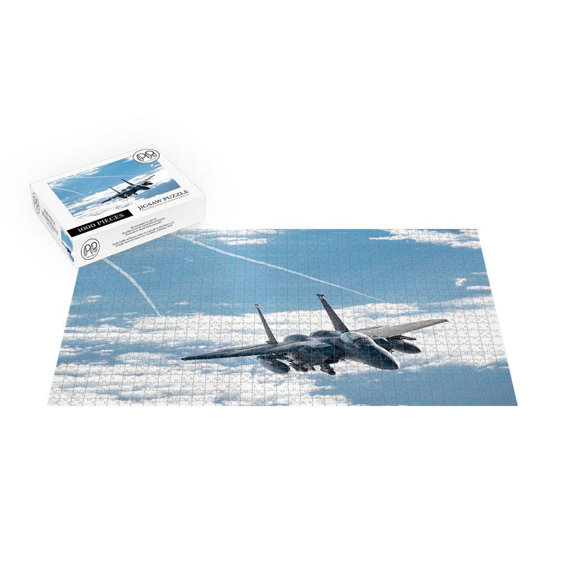 A 389th Expeditionary Fighter F-15E Strike Eagle Within The U.S. Central Command AOR Jigsaw Puzzle