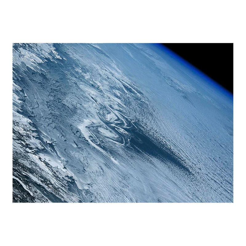 ISS Photograph of Ice Swirls Along the Labrador Coast, Canada Jigsaw Puzzle