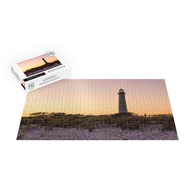Sunset At Cape May Lighthouse, NJ Jigsaw Puzzle
