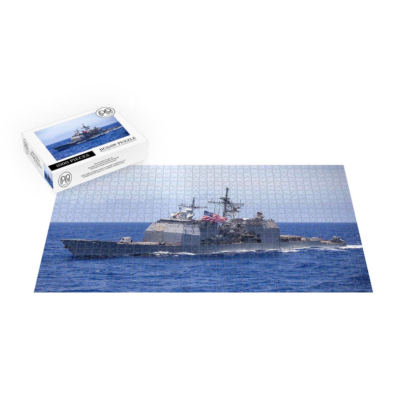 Guided-missile Cruiser USS Shiloh (CG 67) Transits the Philippine Sea Jigsaw Puzzle