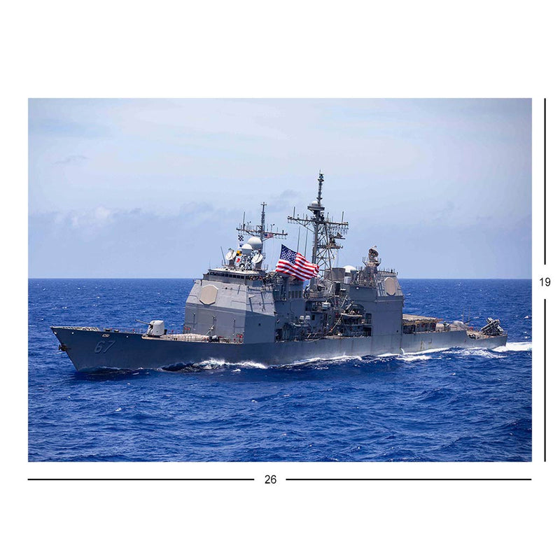 Guided-missile Cruiser USS Shiloh (CG 67) Transits the Philippine Sea Jigsaw Puzzle