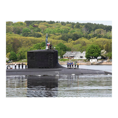 Attack Submarine USS California (SSN 781) Transits the Thames River, CT Jigsaw Puzzle