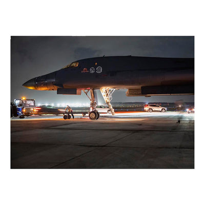 A B-1B Lancer Towed At Andersen Air Force Base, Guam Jigsaw Puzzle