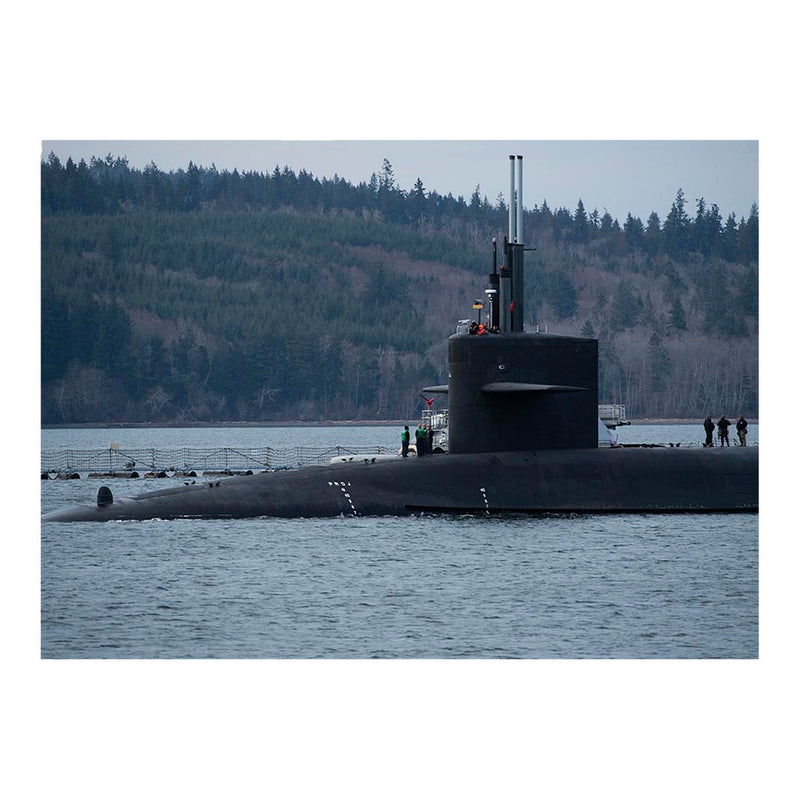 The Ohio-class Submarine USS Maine (SSBN 741) Transits the Hood Canal, WA Jigsaw Puzzle