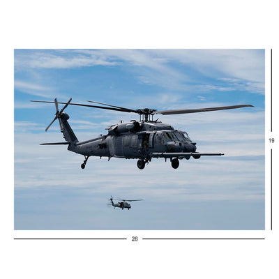 An Air Force HH-60G Pave Hawk Flies At Kadena Air Base, Japan Jigsaw Puzzle