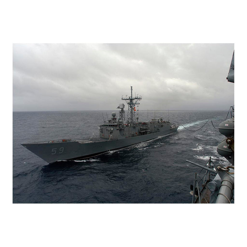 Guided-missile Frigate USS Kauffman (FFG 59) During A Replenishment-at-Sea Jigsaw Puzzle