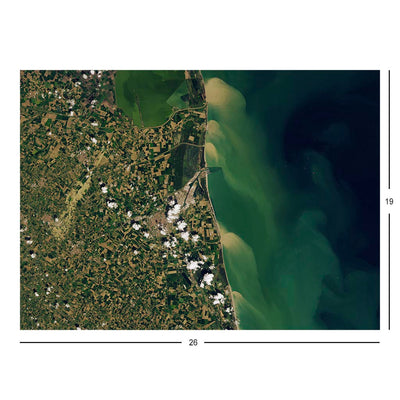 Landsat Image of Flooding in Emilia-Romagna, Italy Jigsaw Puzzle