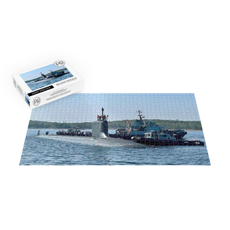 USS Indiana (SSN 789) Arrives in Halifax, Nova Scotia Jigsaw Puzzle