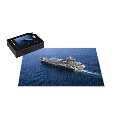 The Nimitz-class aircraft carrier USS Abraham Lincoln Jigsaw Puzzle
