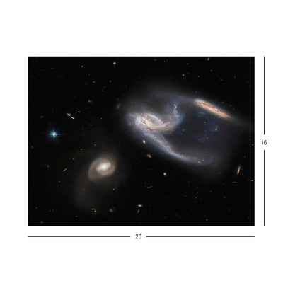 Three Galaxies Jigsaw Puzzle