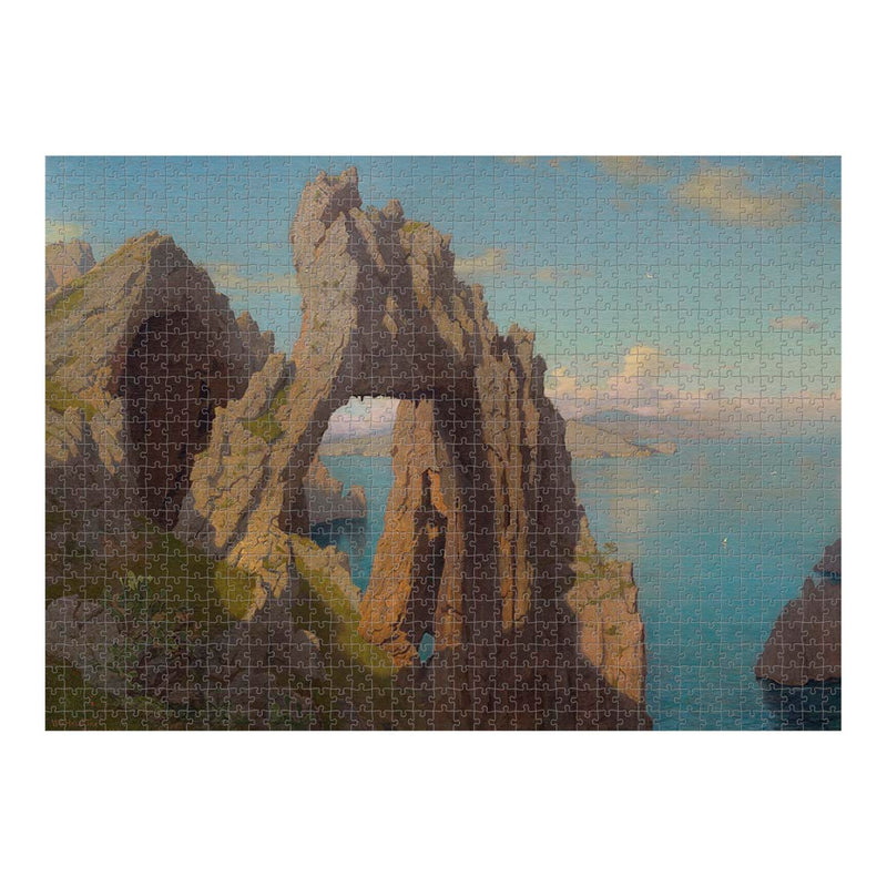 Natural Arch at Capri Jigsaw Puzzle