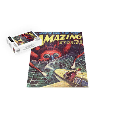 The Monster From Mars Pulp Fiction Jigsaw Puzzle