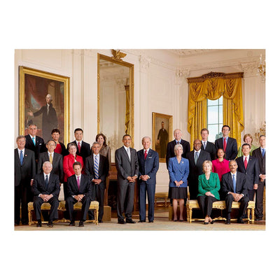 President Barack Obama With Full Cabinet Jigsaw Puzzle