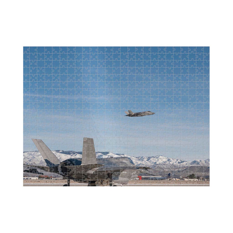 A-10 Thunderbolt II pilots with the 190th Fighter Squadron Jigsaw Puzzle