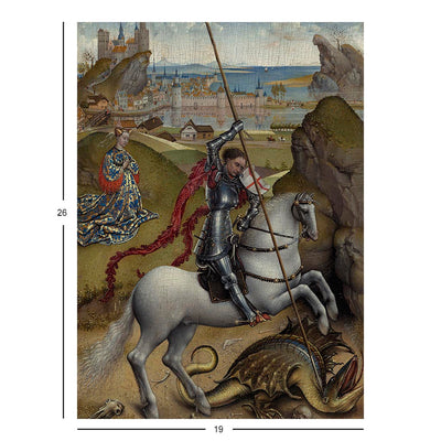 Saint George And The Dragon Jigsaw Puzzle