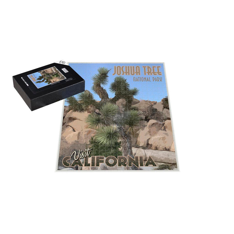 Vintage stylized Joshua Tree National Park Jigsaw Puzzle