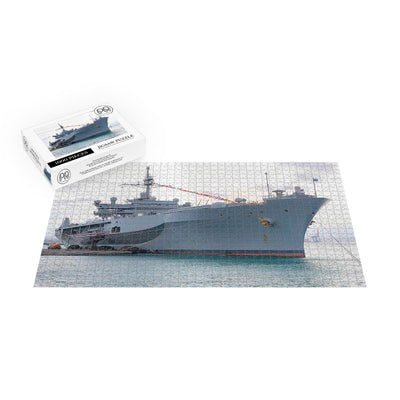 The Blue Ridge-class command and control ship USS Mount Whitney Jigsaw Puzzle