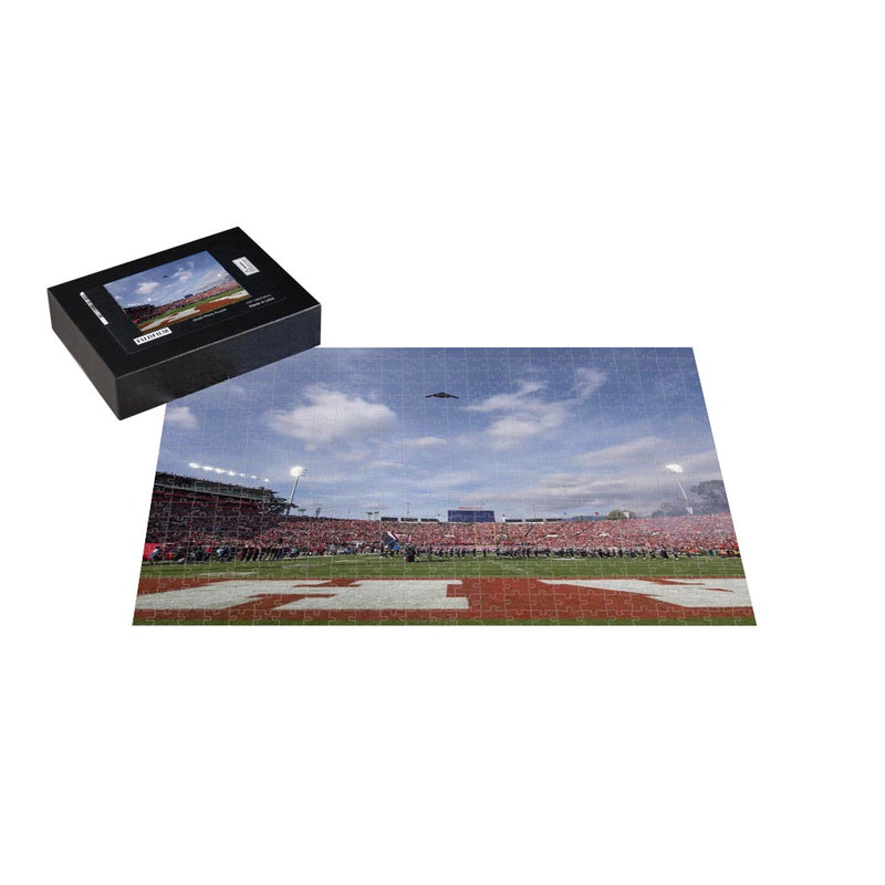 A B-2 Spirit Flies Over The 108th Rose Bowl Jigsaw Puzzle