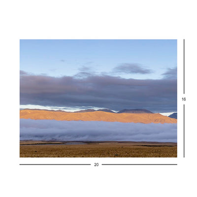 Wikimedia Commons Jigsaw Puzzle of the Day Fog around Lake Heron