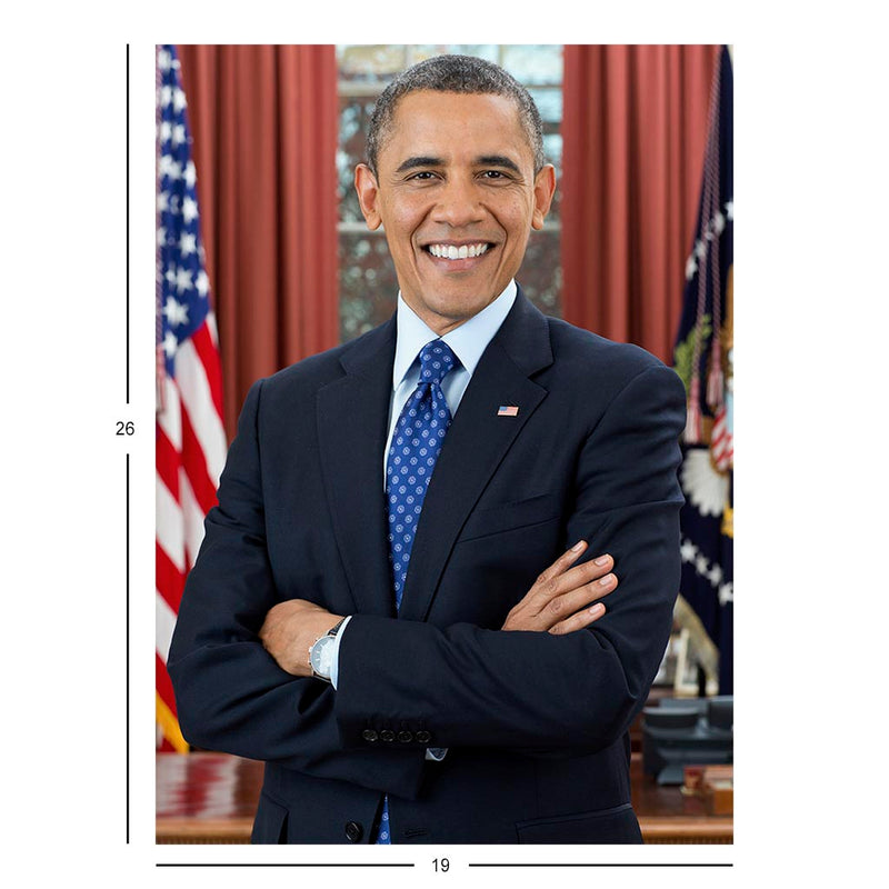 Barack Obama Official Presidential Portrait Jigsaw Puzzle