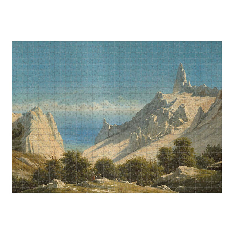 View of Sommerspiret, the Cliffs of Mon Jigsaw Puzzle