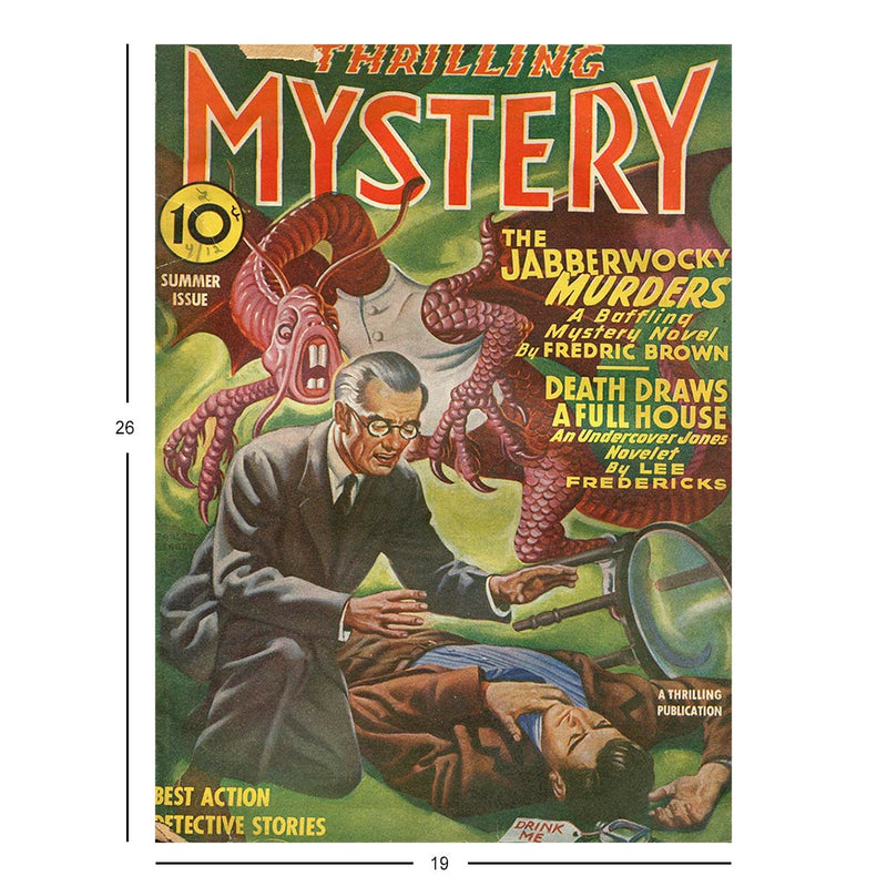The Jabberwocky Murders Pulp Fiction Jigsaw Puzzle